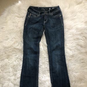 Miss Me Jeans. Rhinestone Embellished. Size 28